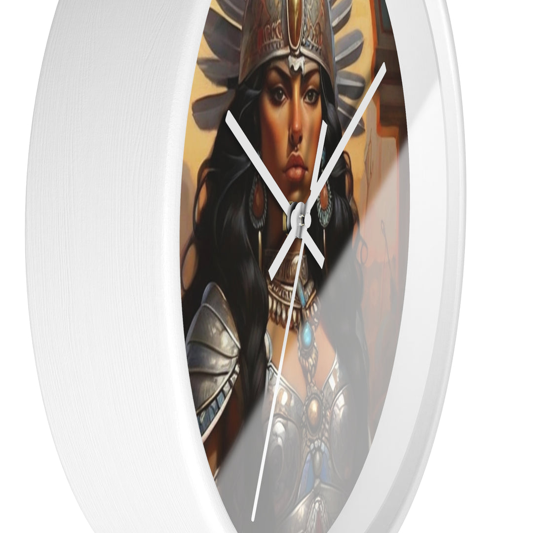 Aztec Princess Wall Clock