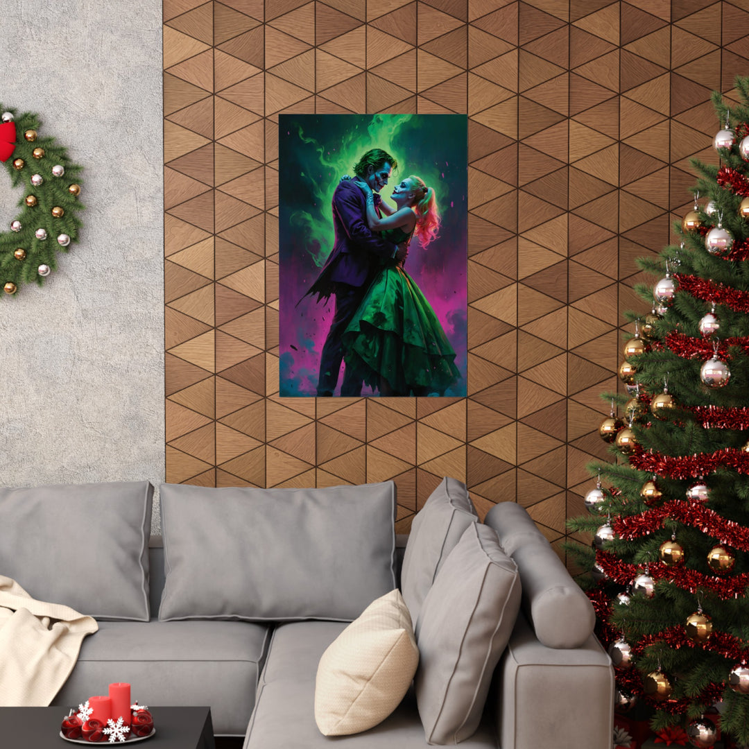 Joker & Harley Dancing Matte Vertical Posters