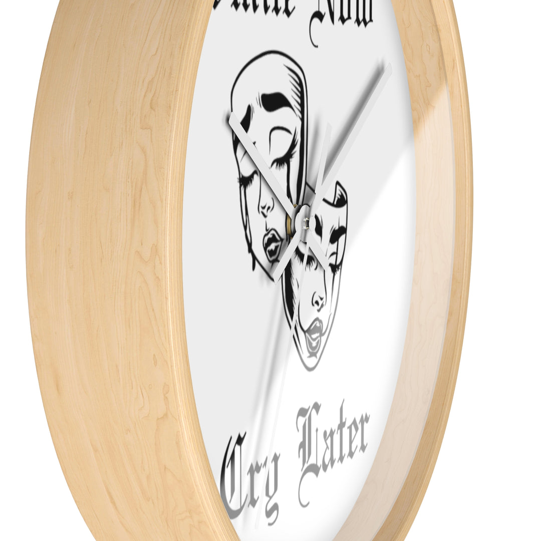 Smile Now Cry Later Wall Clock