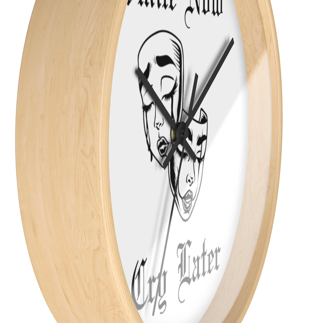 Smile Now Cry Later Wall Clock