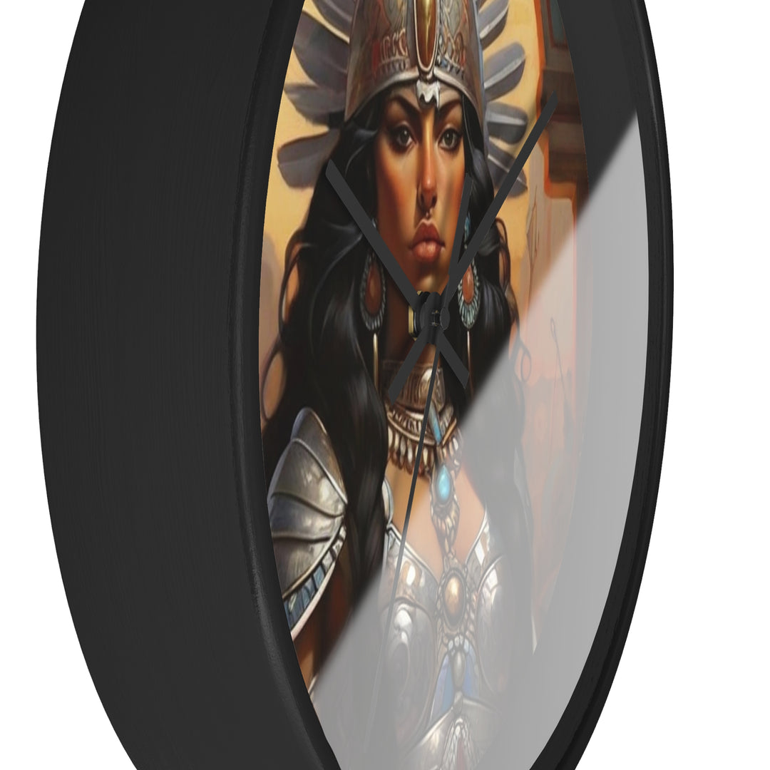 Aztec Princess Wall Clock