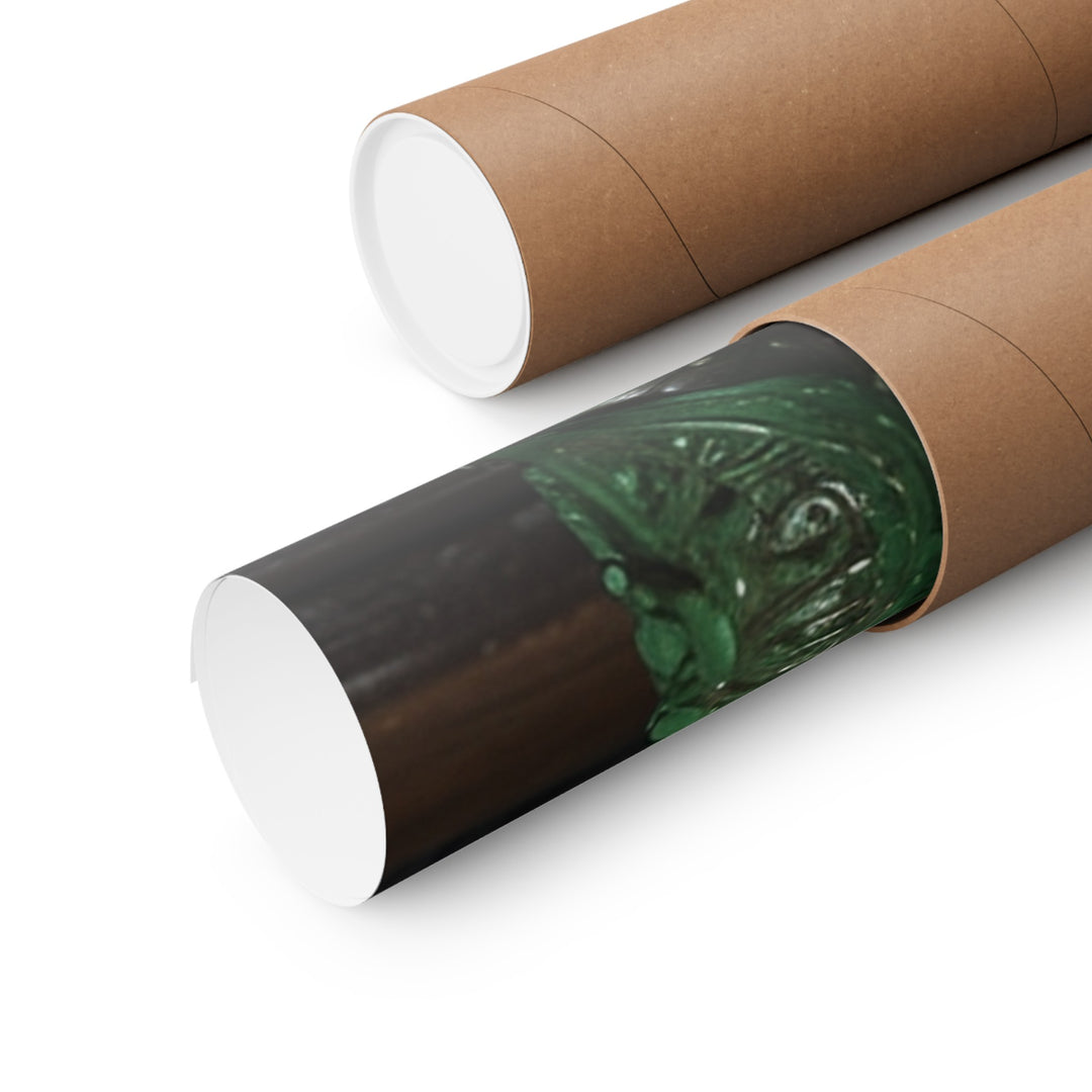 The Green Aztec Goddess Matte Vertical Posters