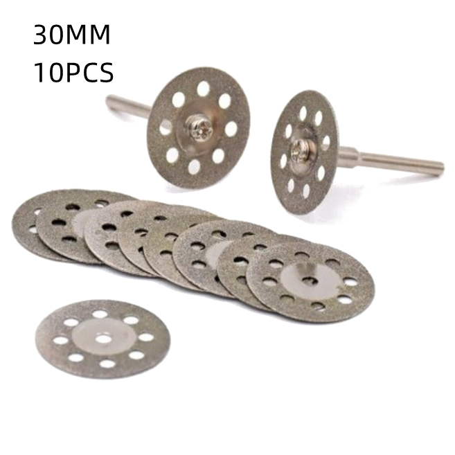 Diamond Cutting With Hole 22mm, Eight-hole Dental Grinding Disc 10pcs