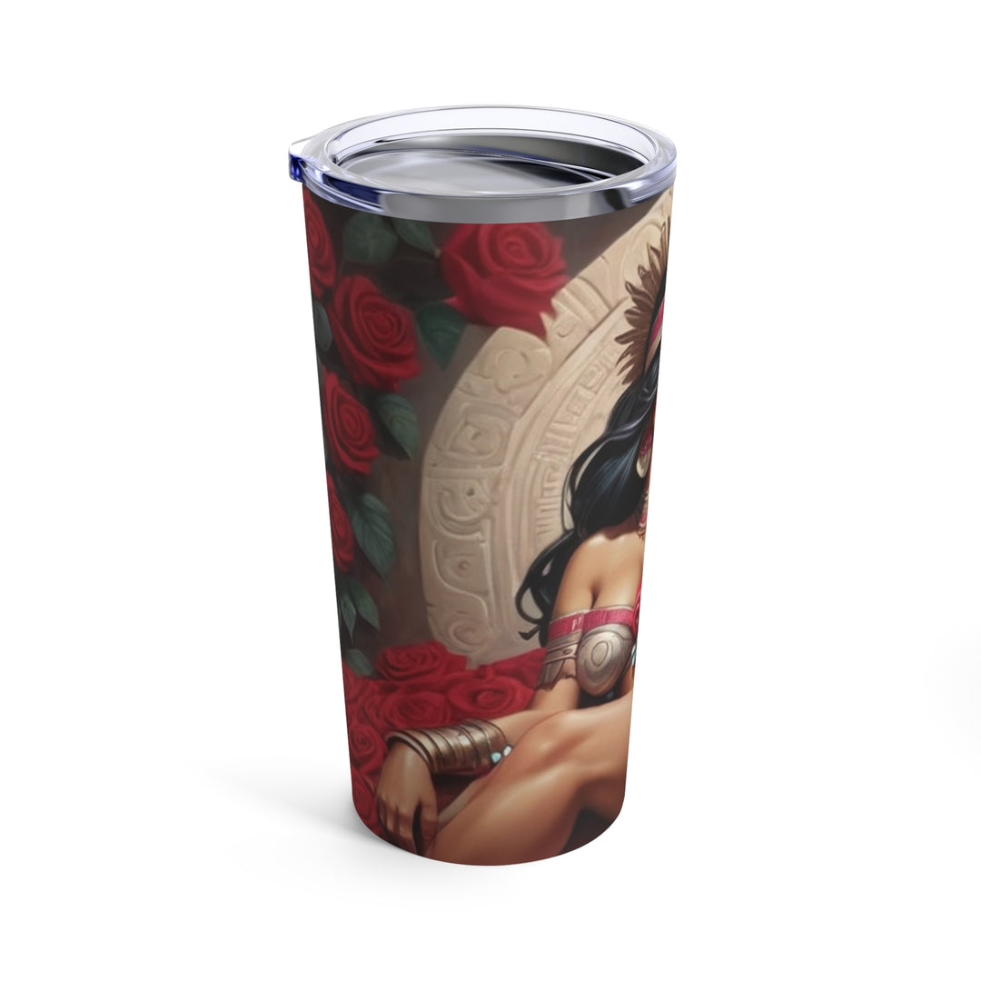 Sleeping Aztec Princess Tumbler 20oz