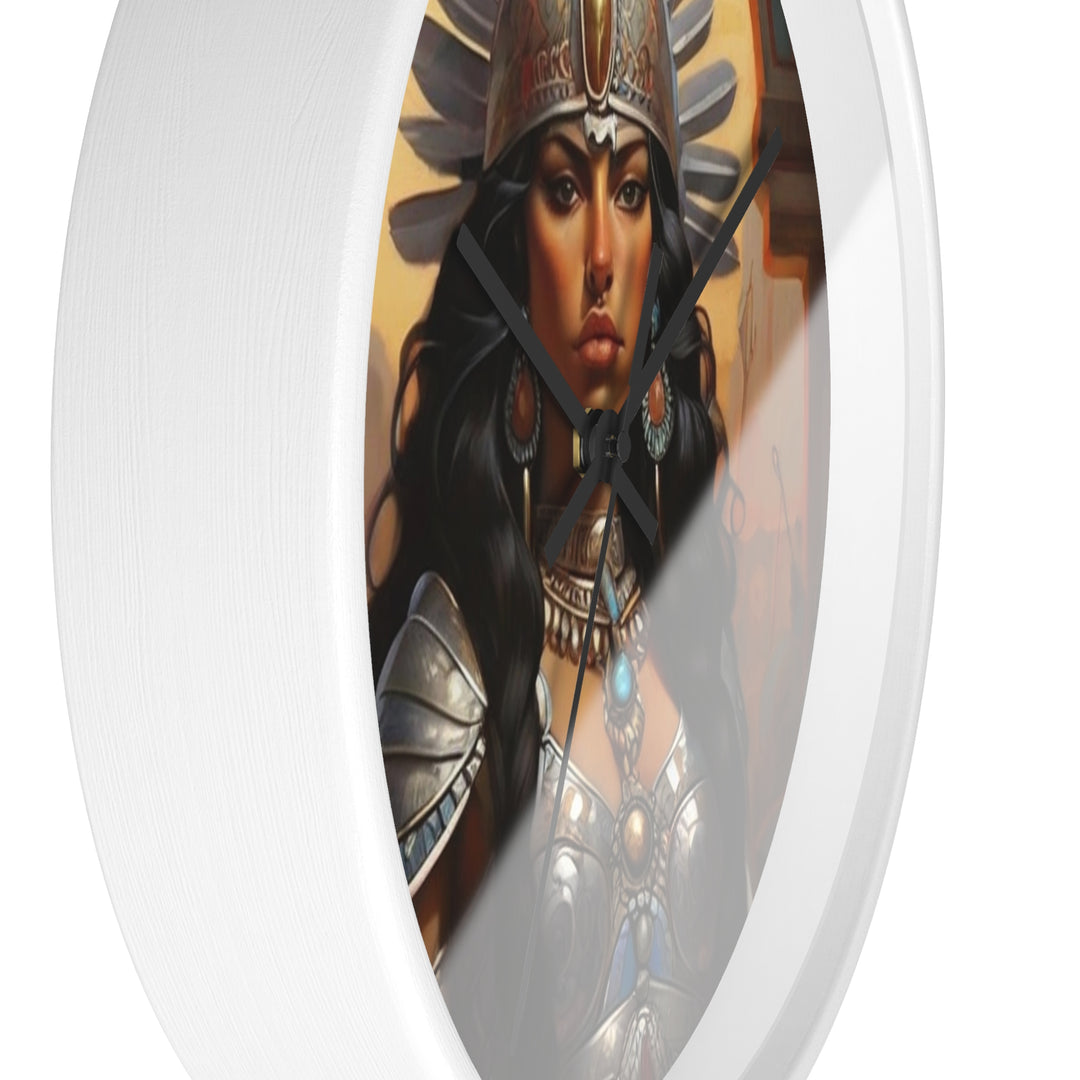 Aztec Princess Wall Clock