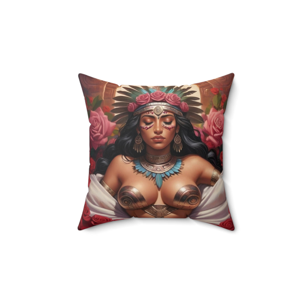 Sleeping Aztec Princess Pillow