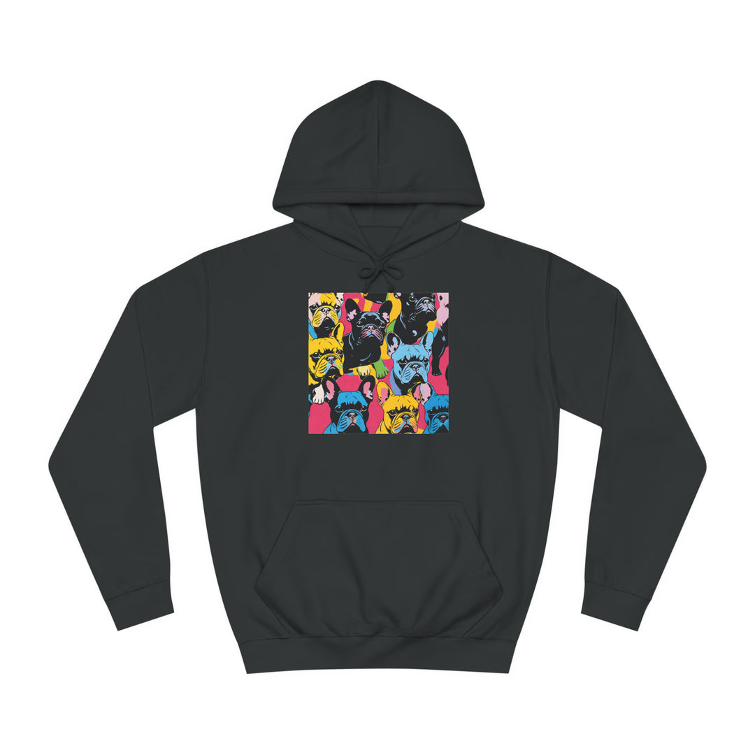 French Bulldog Warhol College Hoodie