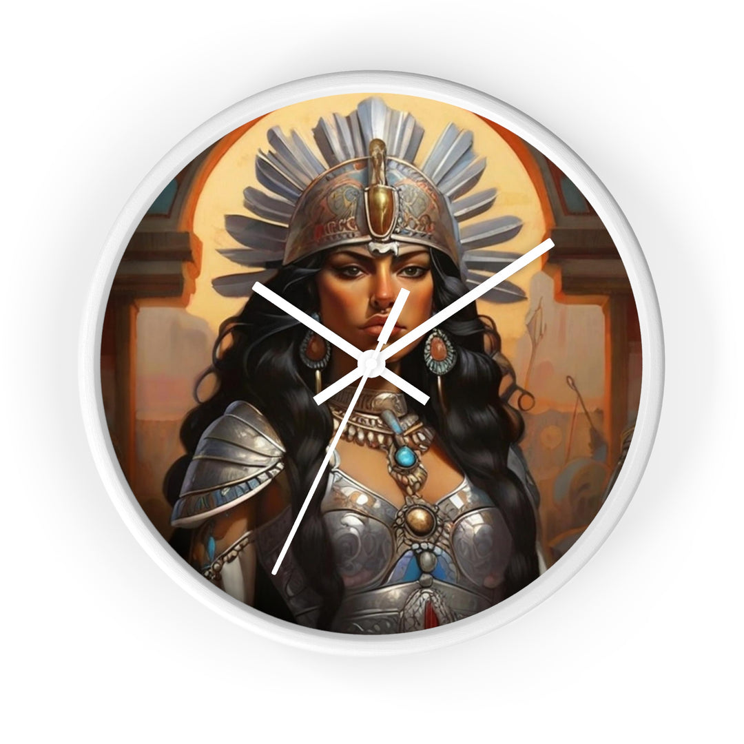 Aztec Princess Wall Clock