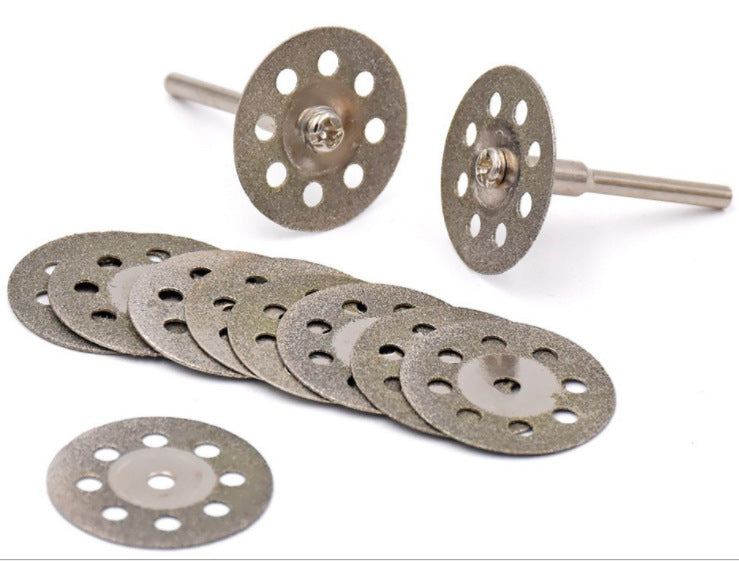 Diamond Cutting With Hole 22mm, Eight-hole Dental Grinding Disc 10pcs
