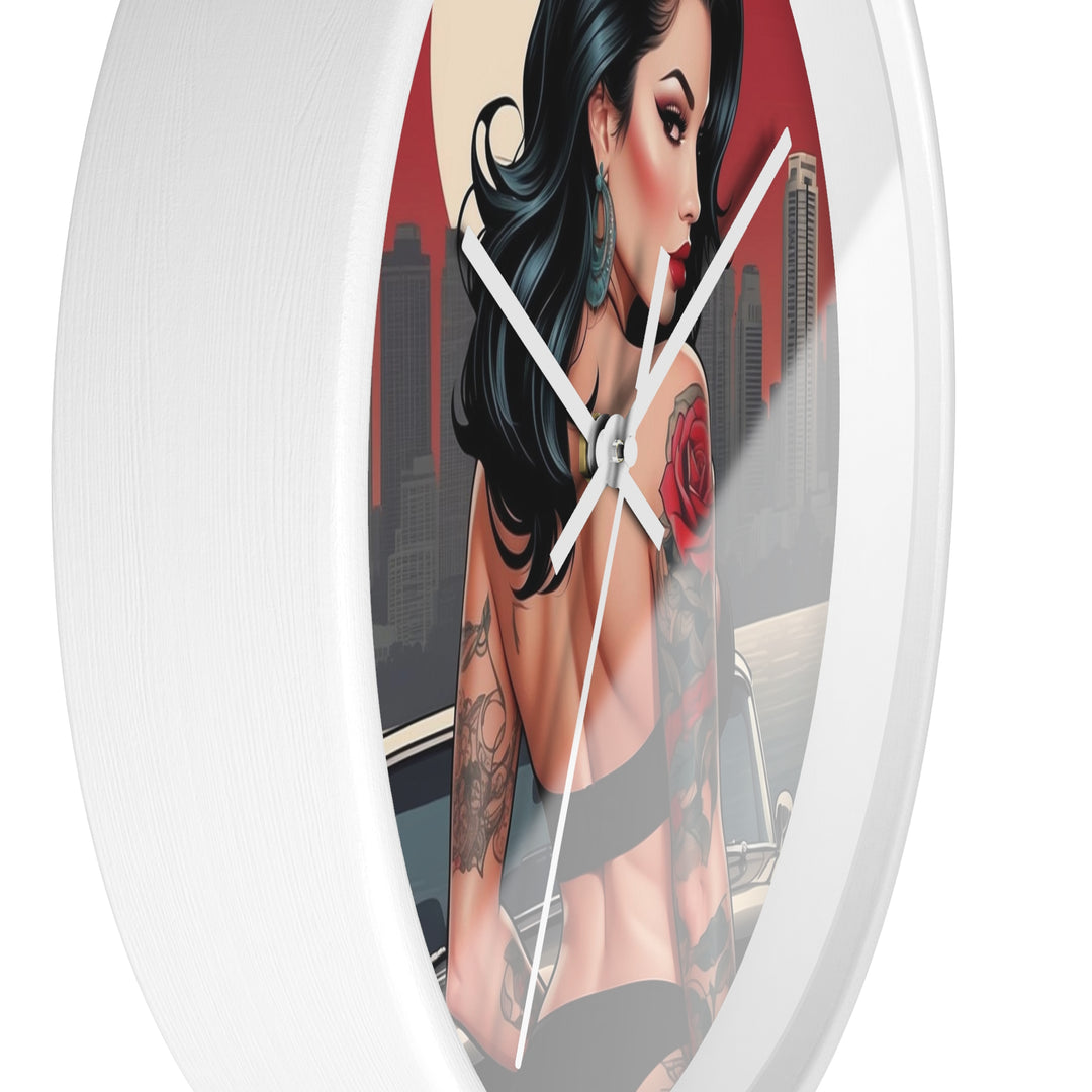 Chicana Wall Clock