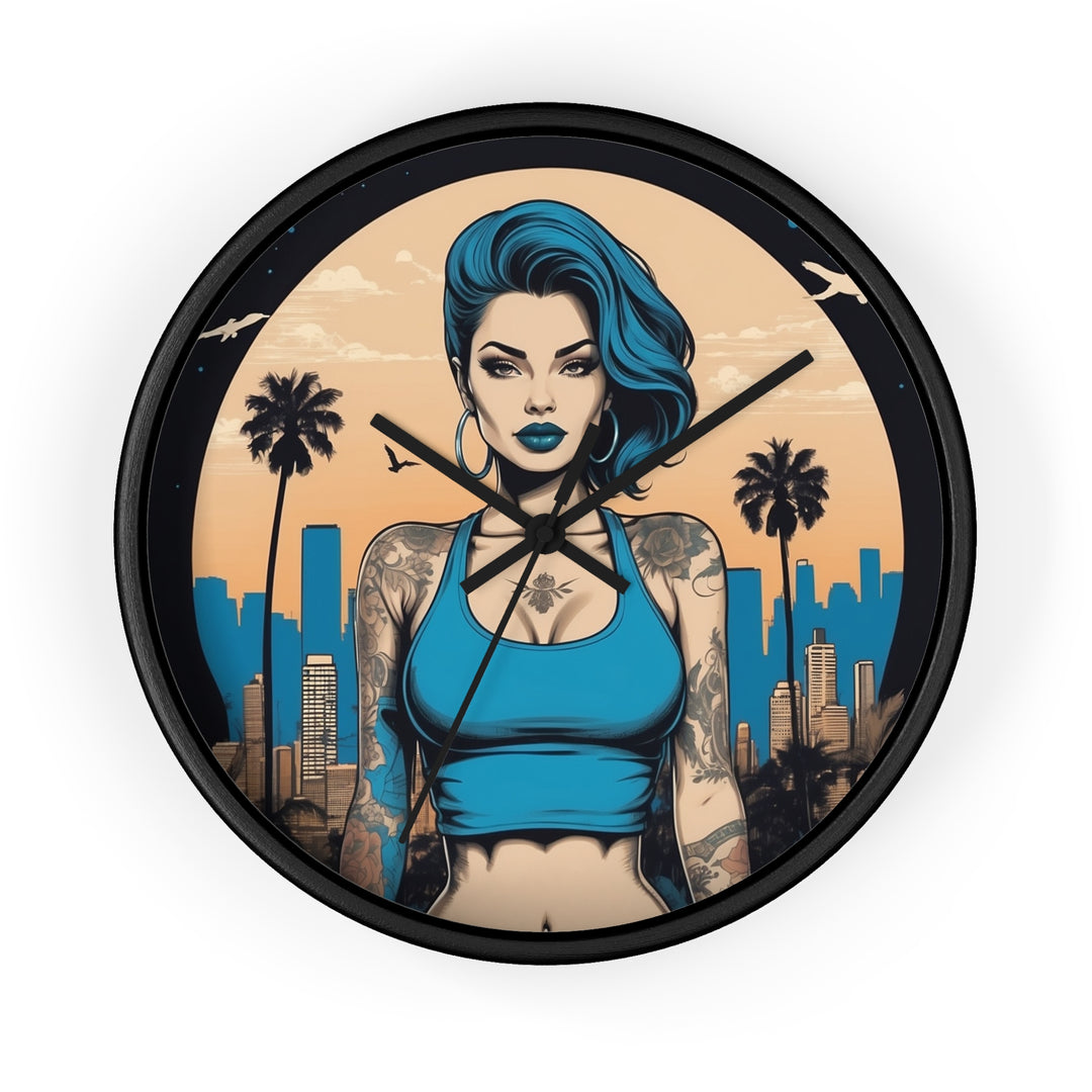 Chicana Minimalist Wall Clock