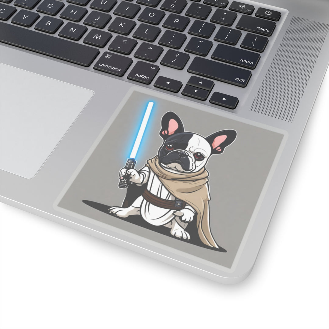 French Bulldog Jedi Knight Kiss-Cut Stickers