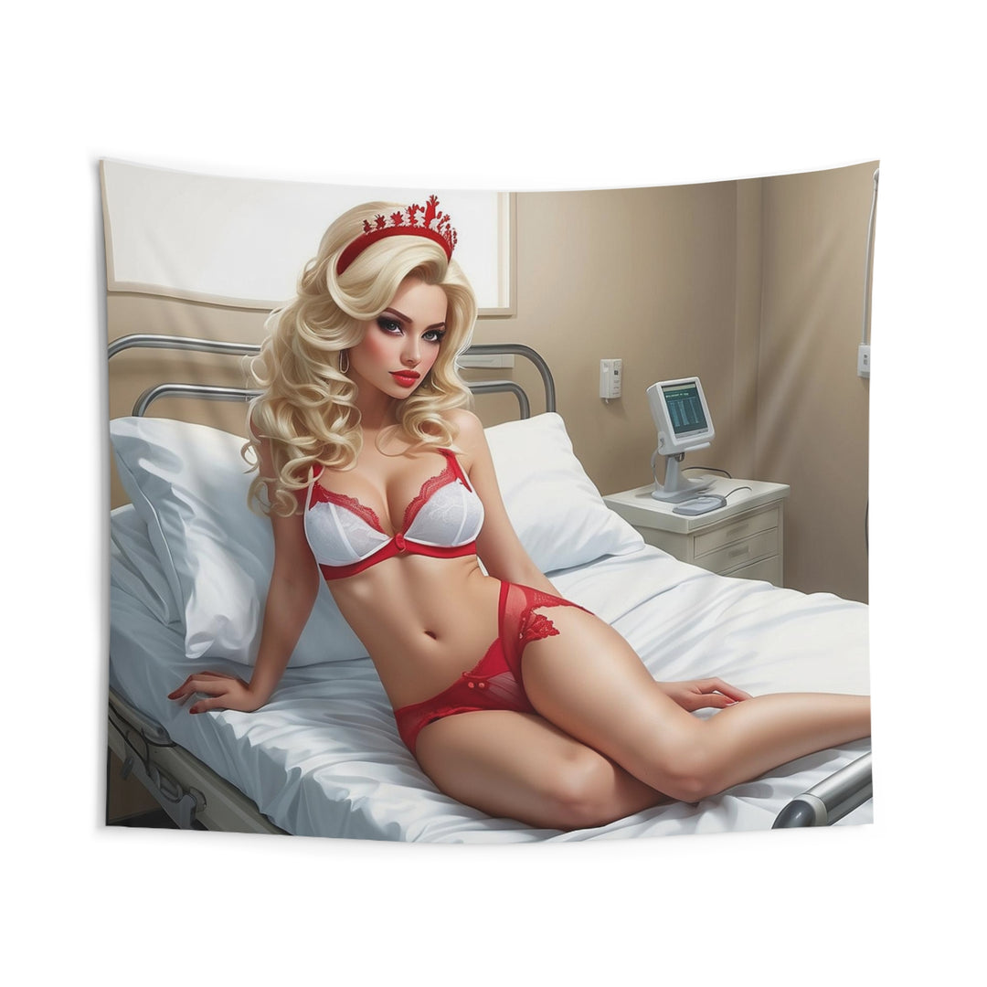 Nurse Love Indoor Wall Tapestries