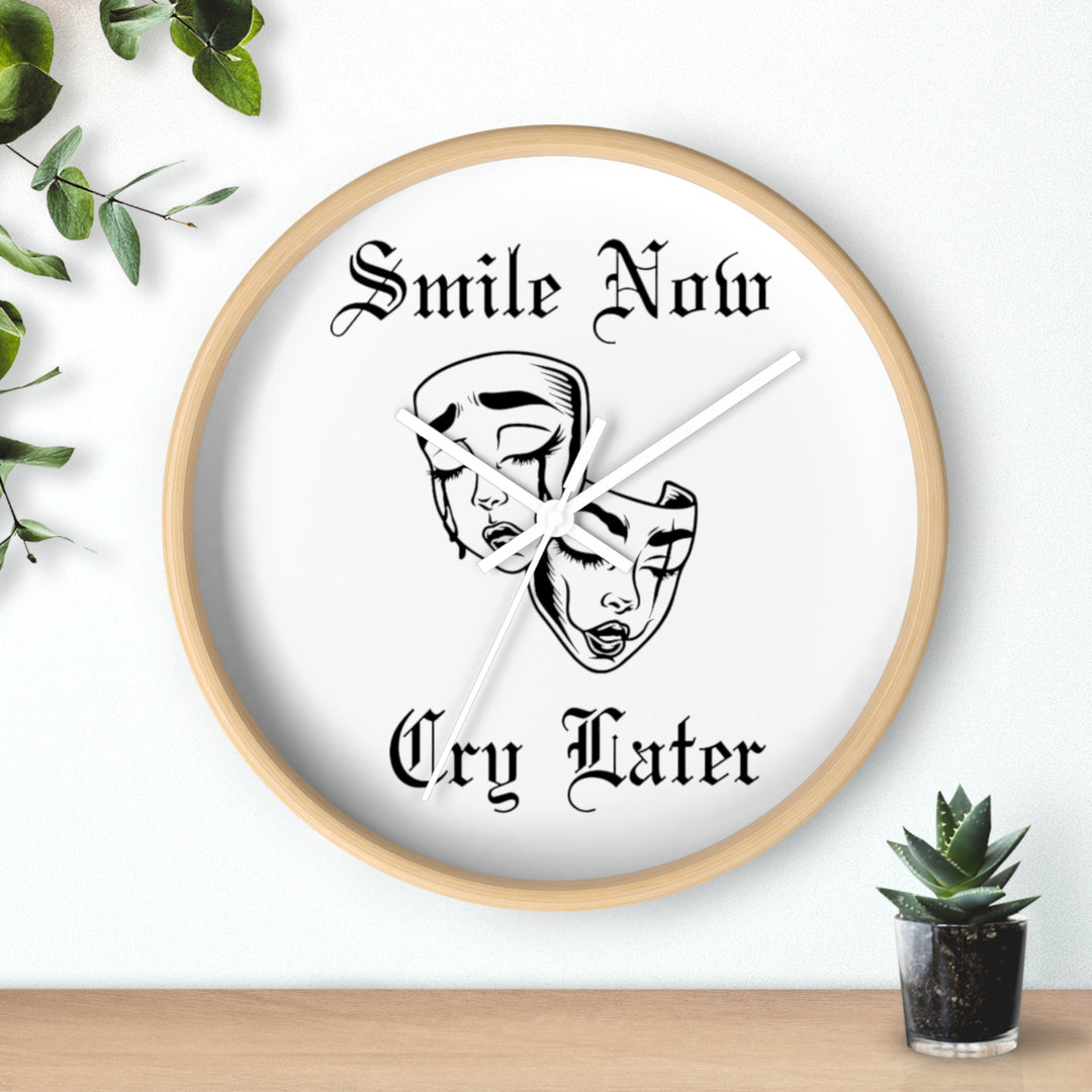 Smile Now Cry Later Wall Clock