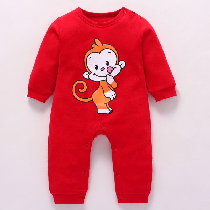 Baby baby clothes wear one piece clothes pure cotton clothes