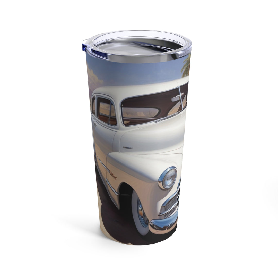 1948 Chevy Bomb Chicano Art Beach Babe Tumbler 20oz