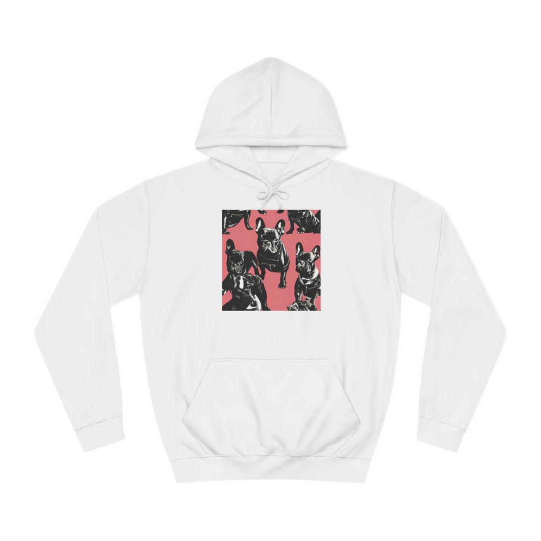 French Bulldog Warhol College Hoodie