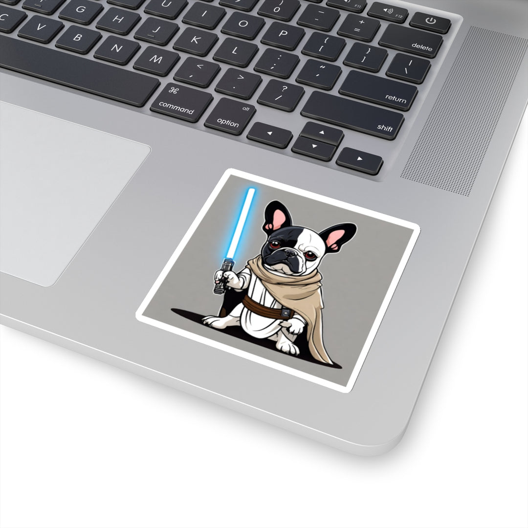 French Bulldog Jedi Knight Kiss-Cut Stickers