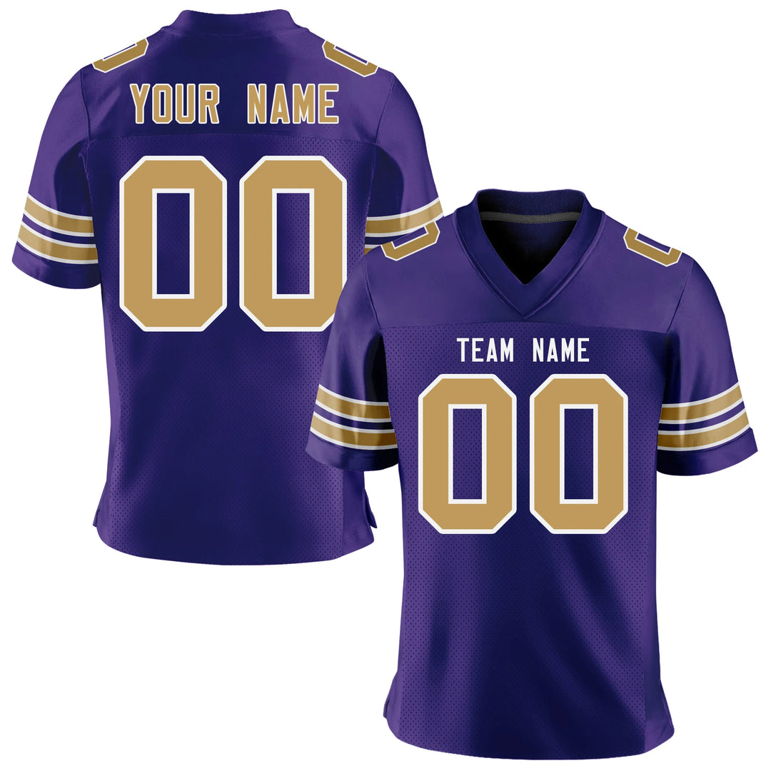 Custom American Football Jersey Team Name/Number Full Sublimate Football Game Training Stretch Soft Uniform for Men/Women/Youth