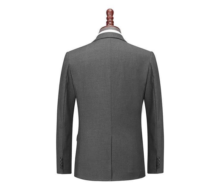 TIAN QIONG Men Suits 2019 Latest Coat Pant Designs Wedding Suits for Men Brand Clothing Slim Fit Black Gray Mens Formal Suit