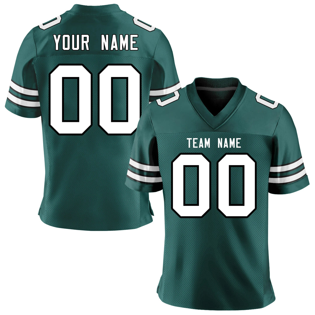 Custom American Football Jersey Team Name/Number Full Sublimate Football Game Training Stretch Soft Uniform for Men/Women/Youth