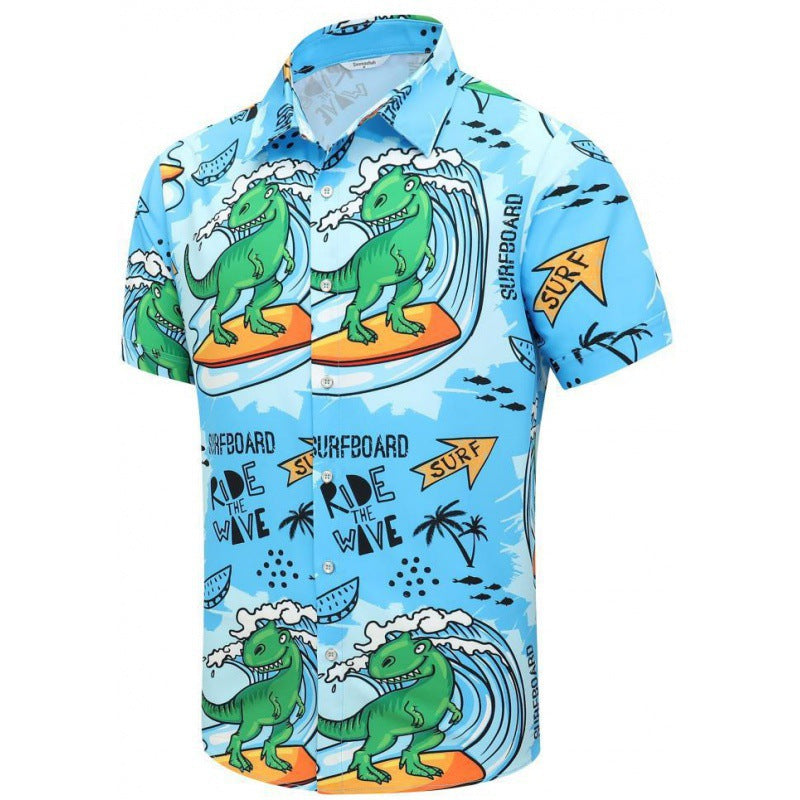 Men's Beach Shirt 3D Digital Printing