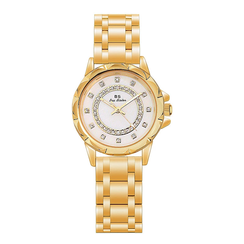 [Get Bracelet If You Place an Order] Genuine Goods New Automatic Full Diamond Women's Watch Fashion Small Dial Waterproof Women's Watch