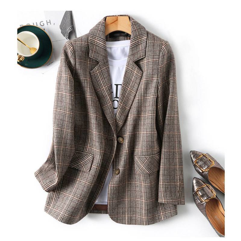 Suit Jacket Female Retro Internet Hot Suit Student Female