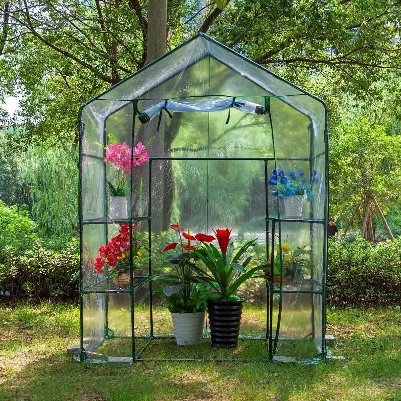 VOKANDA Gardening Greenhouse Home Garden Indoor Vegetable Outdoor Solar Heat Garden Greenhouse For Planting Exterior Greenhouse