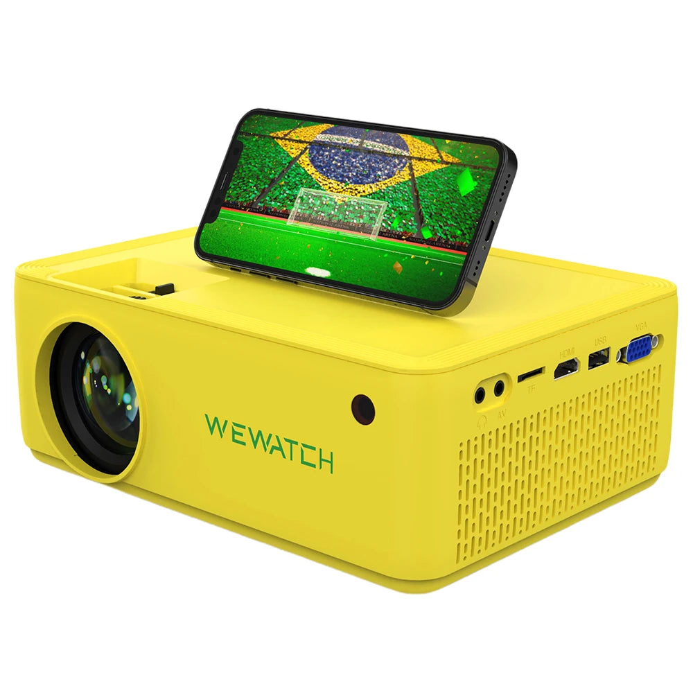 WEWATCH V10 8500Lumens LED Portable Projector Native 1280*720 HD 1080P Supported Home HDMI Theater Mini Outdoor Movie Proyectors