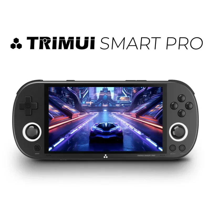 4.96 Inch Trimui Smart Pro 720P HD Handheld Game Console Retro Arcade Recreational Machine IPS Screen Game Player Kids Gifts