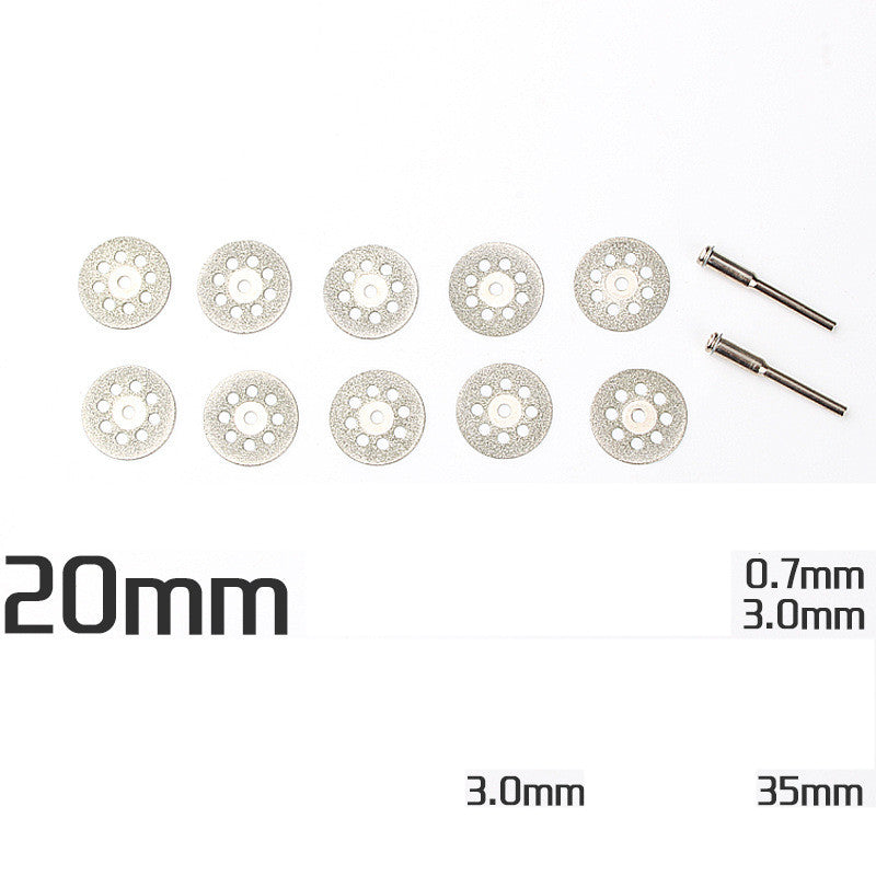 Diamond Cutting With Hole 22mm, Eight-hole Dental Grinding Disc 10pcs