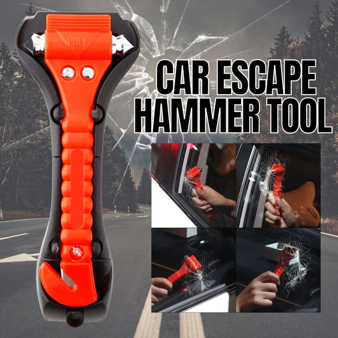 AUTO Car Safety Emergency Escape Hammer Tool Seatbelt Cutter Window Breaker