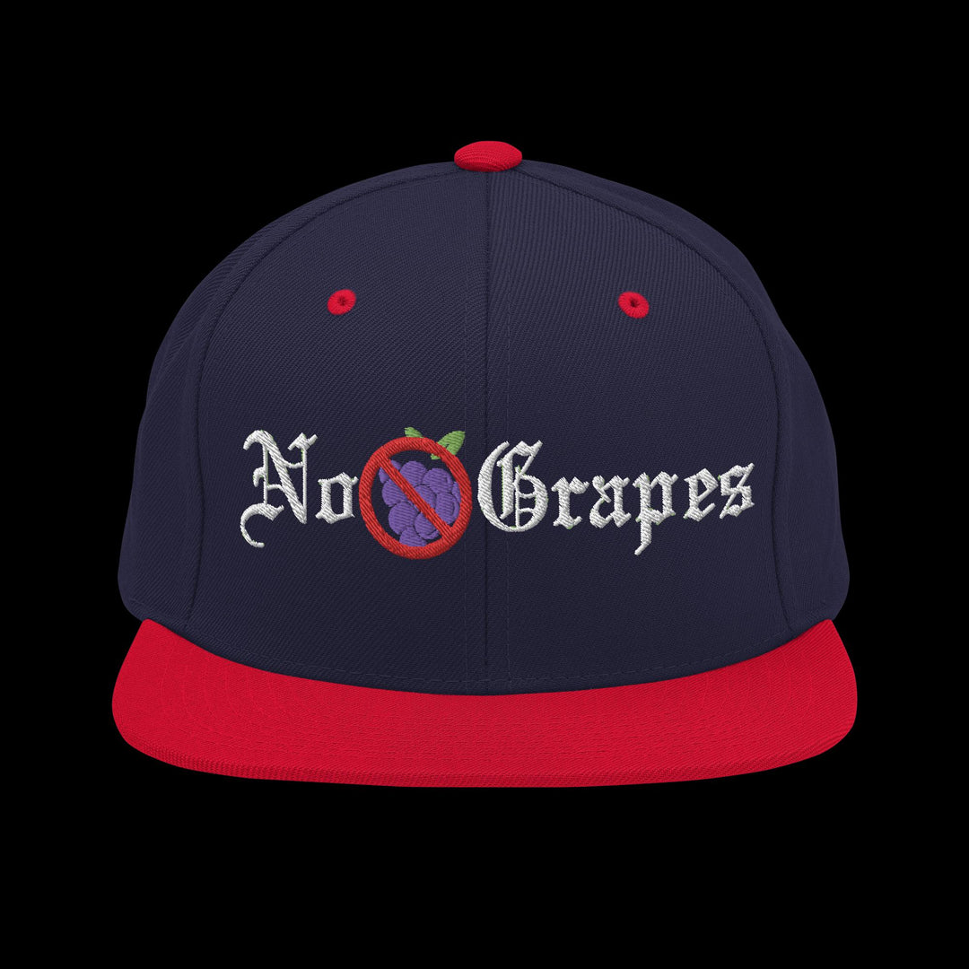 No Grapes Snapback Hat