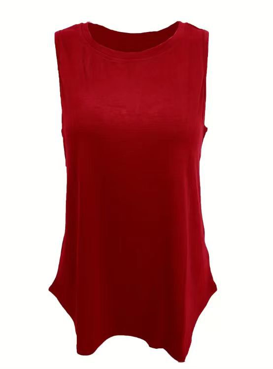 Women's Plus Size Sleeveless Vest Loose Top