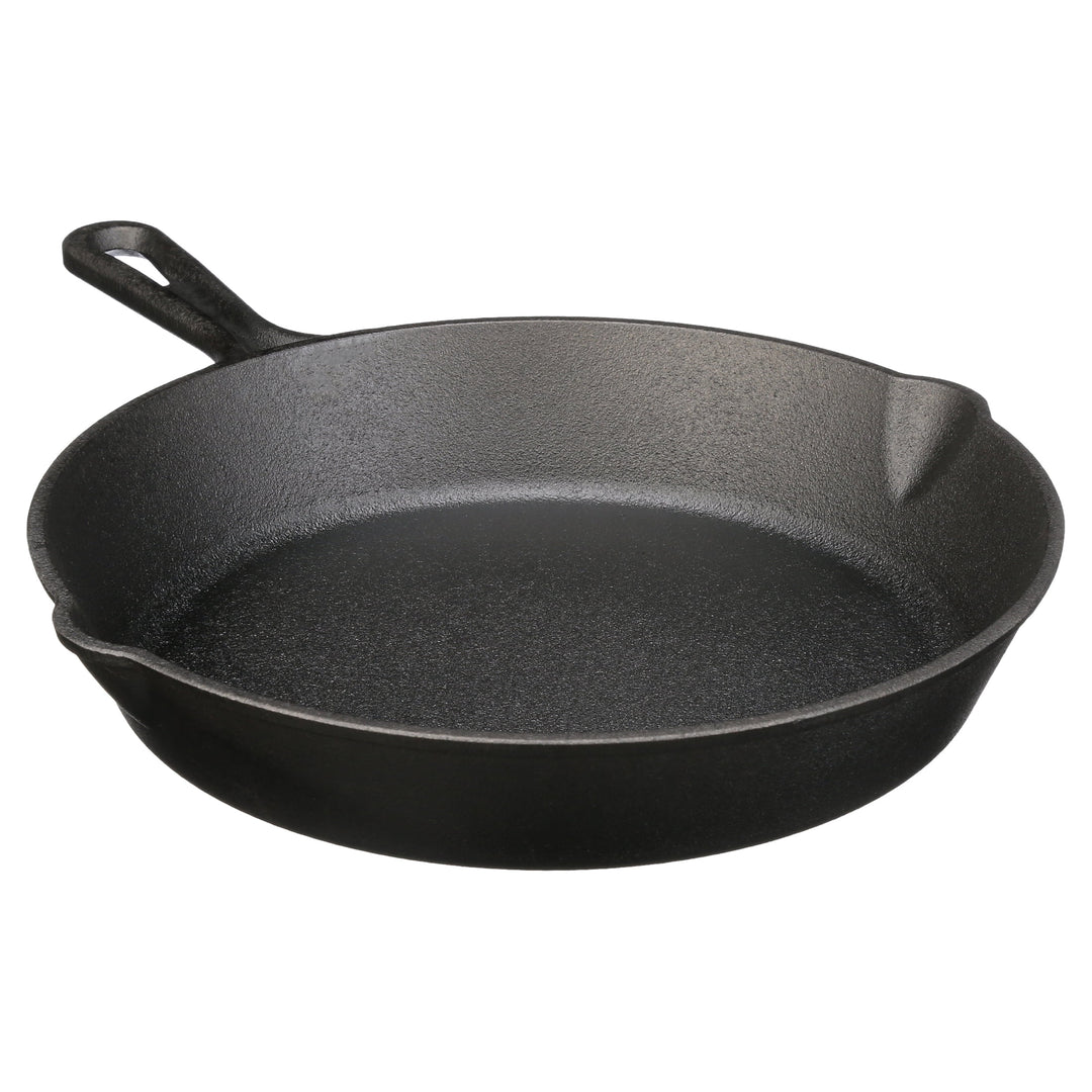 Ozark Trail 4-Piece Cast Iron Skillet Set with Handles and Griddle, Pr