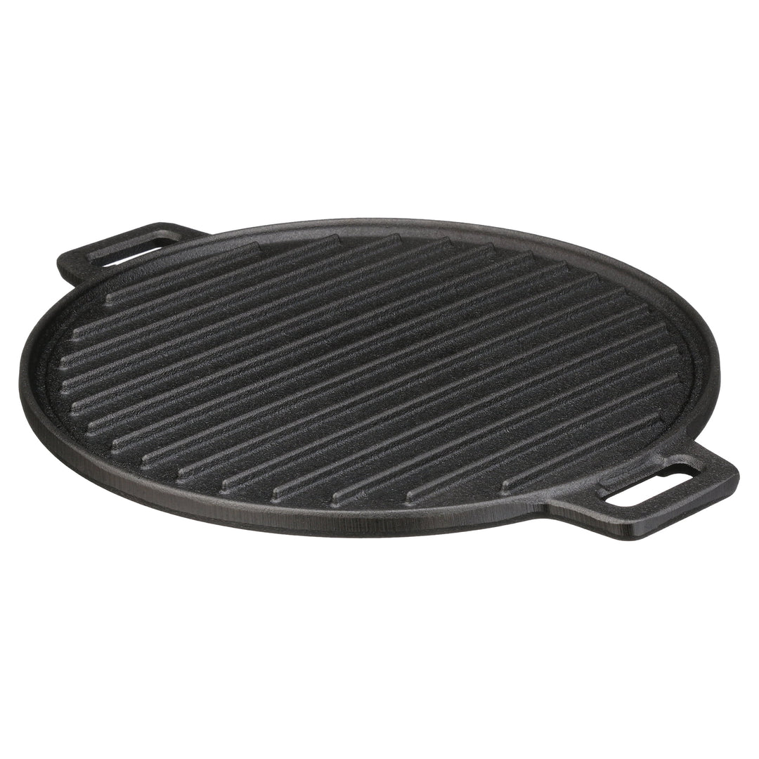 Ozark Trail 4-Piece Cast Iron Skillet Set with Handles and Griddle, Pr