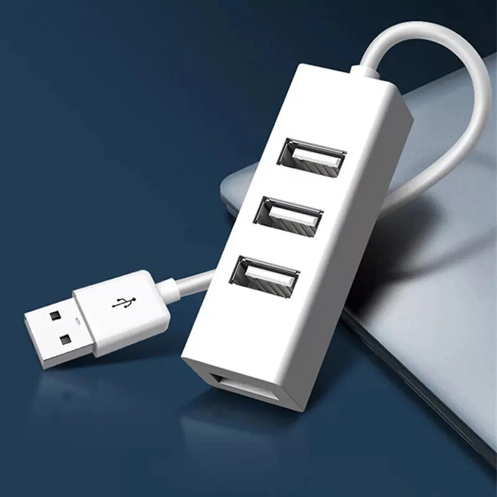 High-Speed Universal USB Hub 4 Port USB 2.0 Hub with Cable