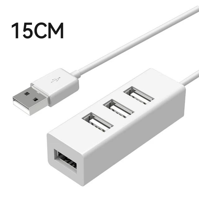 High-Speed Universal USB Hub 4 Port USB 2.0 Hub with Cable