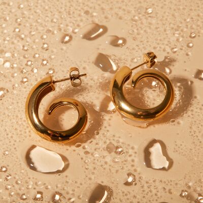 18K Gold-Plated Earrings 