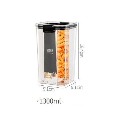 Food Storage Containers, Airtight Cans, Plastic Storage Boxes, Stackable Food Storage Boxes, Kitchen Refrigerator Storage Tanks