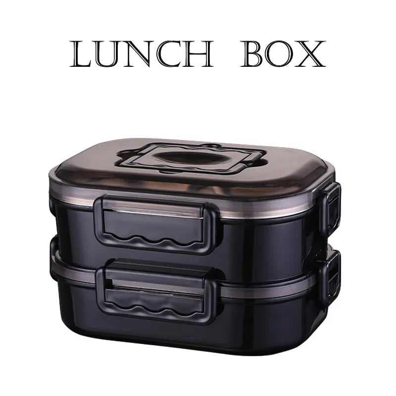 Lunch Box for Kids School Children Stainless Steel Bento Box Japanese Style Office Worker Portable Lunchbox Microwave Tableware