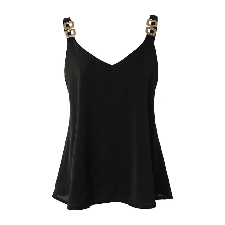 V-Neck Sleeveless Cami Top