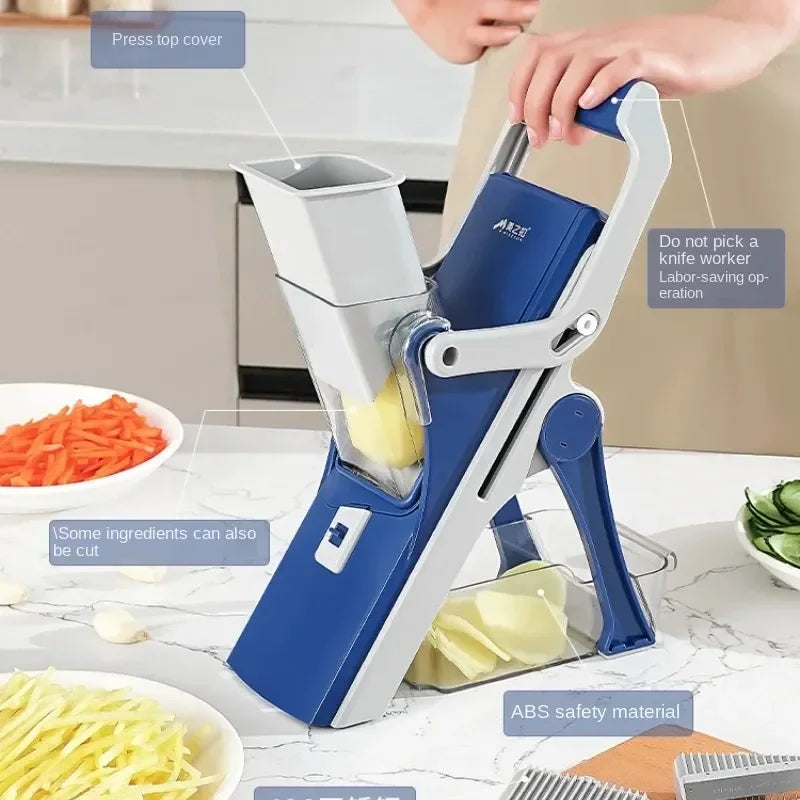 Vegetable Cutter Manual Multifunction Kitchen Vegetable Slicer Chopper Graters Potato Radish Slicer Kitchen Fruit Vegetable Tool