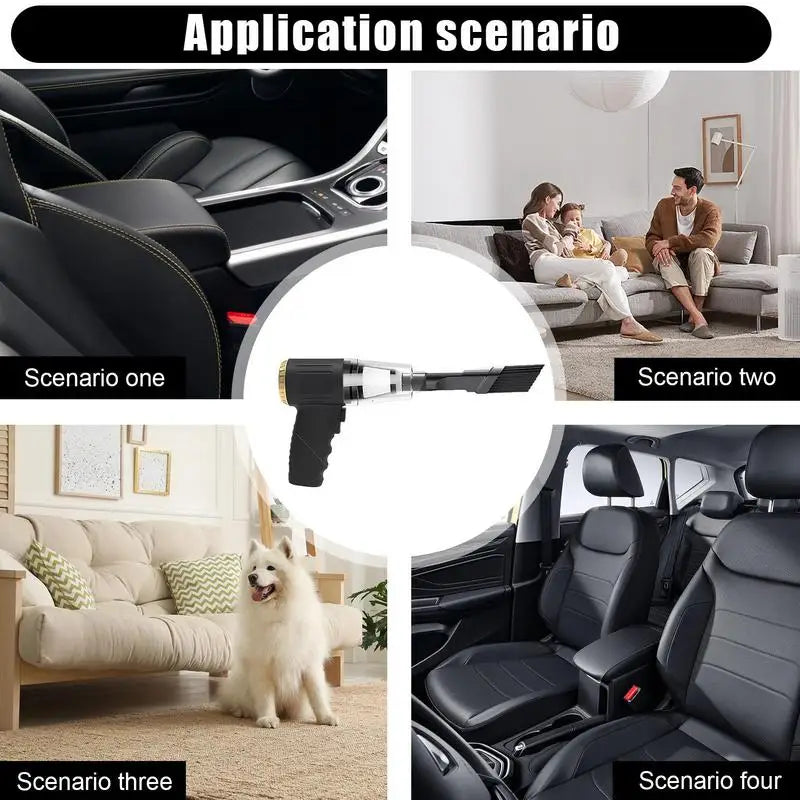 Portable Car Vacuum Cleaner New Cordless USB Charging Vacuum Cleaner Powerful Suction Car Interior Cleaner Auto Dust cleaner