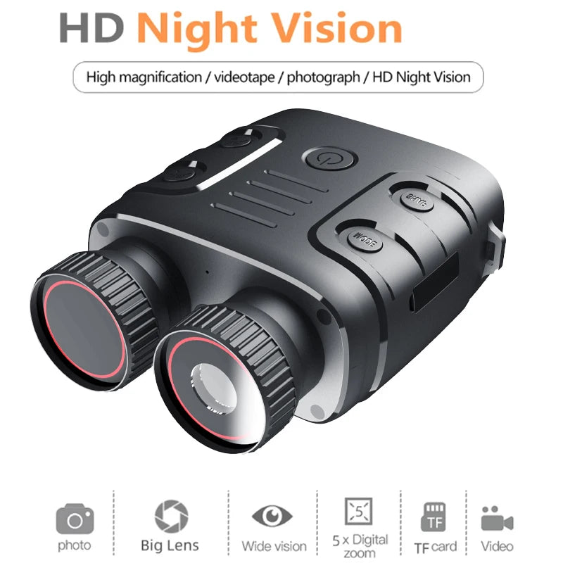 Binocular Infrared Night-Visions R18 1080P Day Night Use Photo Video Taking 5X Digital Zoom 300M Full Dark Viewing For hunting