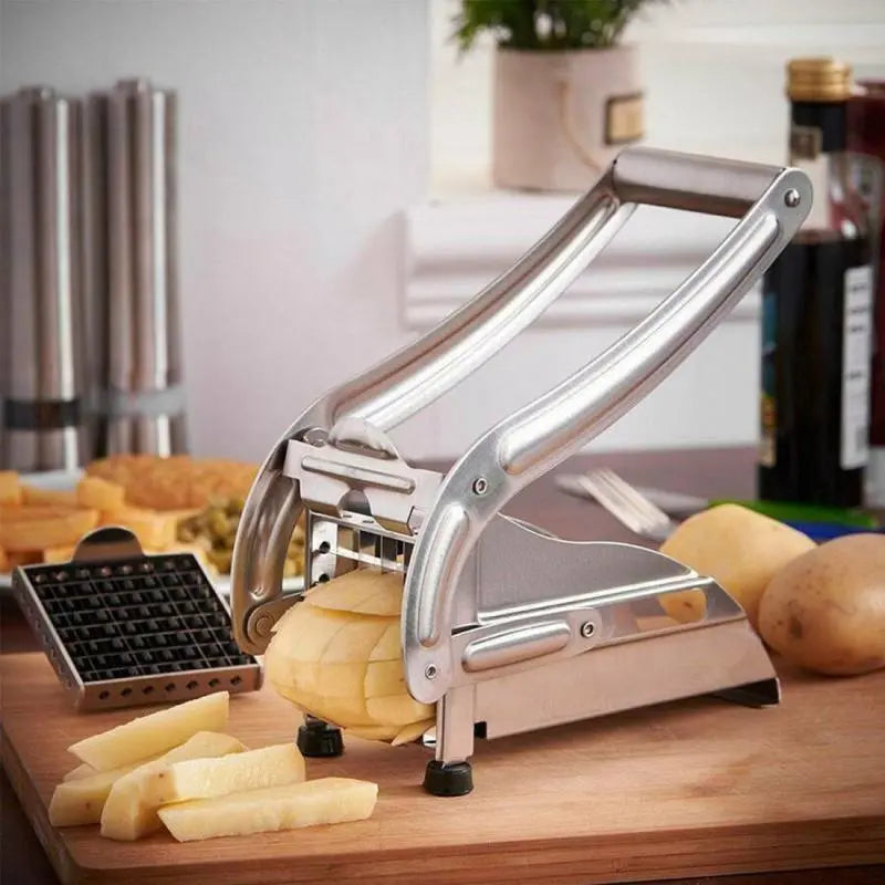 Manual Potato Cutter Convenient Multi-function French Fries Stainless Steel Potato Vegetable Slicer Shredder Dicer For Kitchen